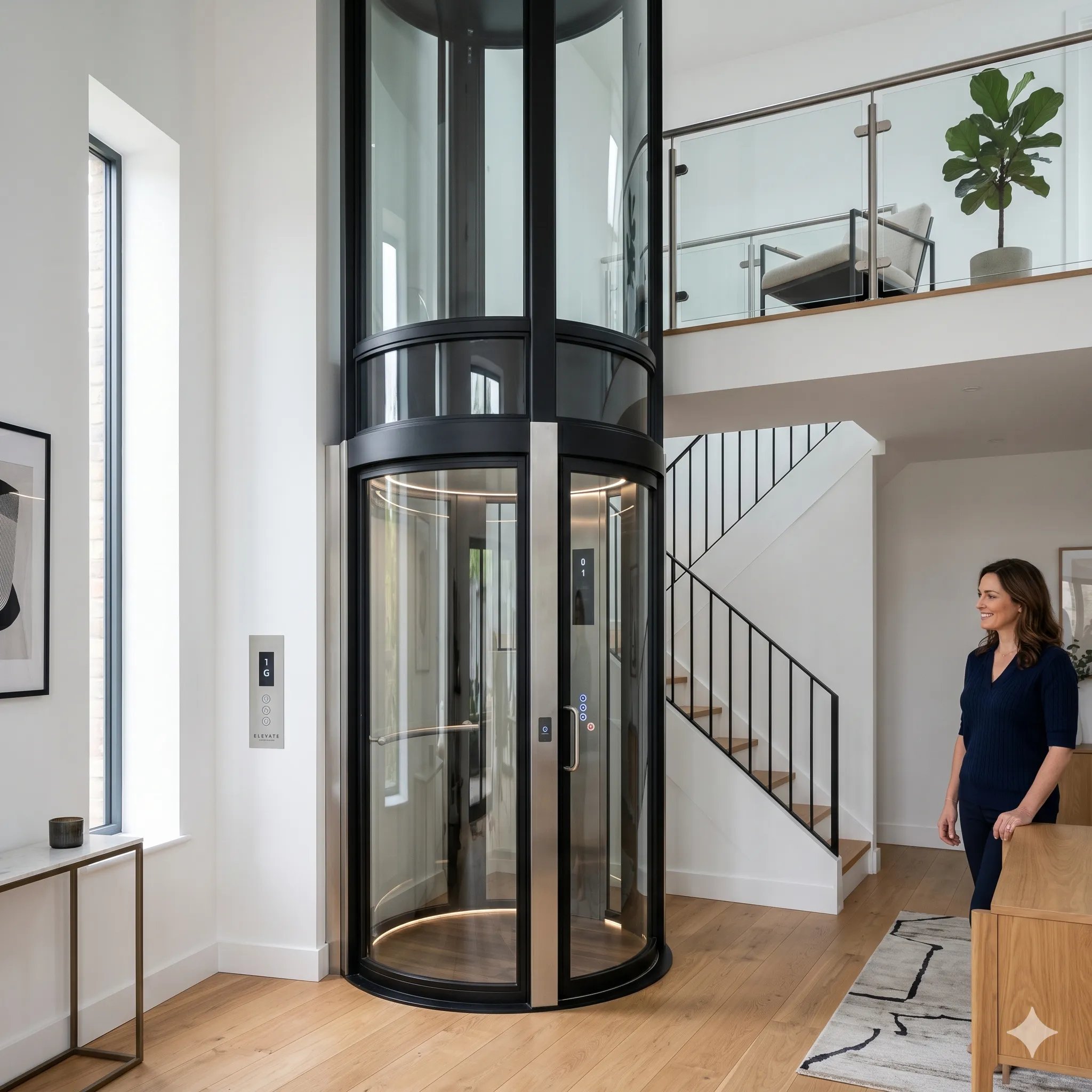 Modern hydraulic home lift